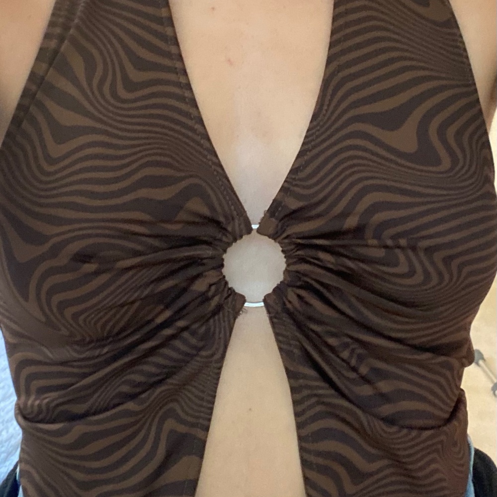 DIVIDED Y2K Halter Crop Top